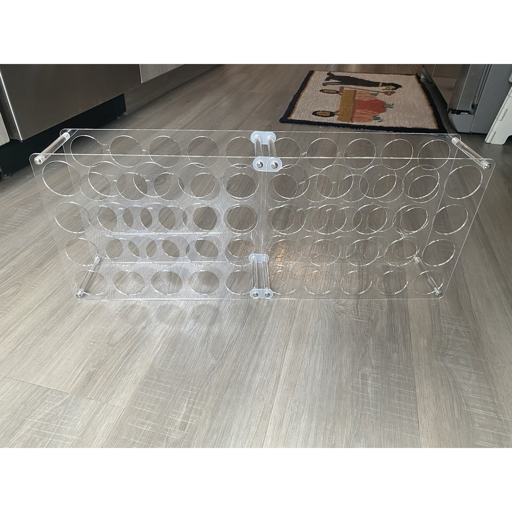 VINYL ROLL HOLDER Storage Organizer Rack, 2 grids, 40 Holes